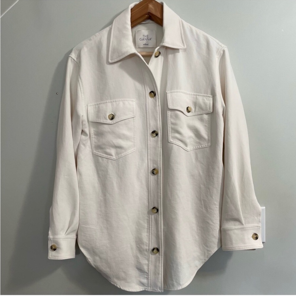 Wilfred Ganna Shirt Jacket Shacket Light Birch